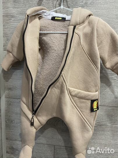 Комбинезон детский с начесом