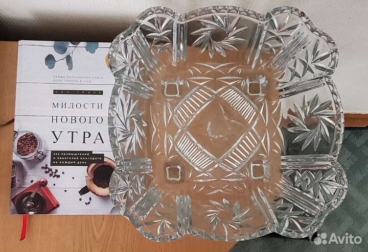 Ваза хрустальная конфетница