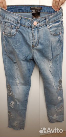 Джинсовые капри 40рр