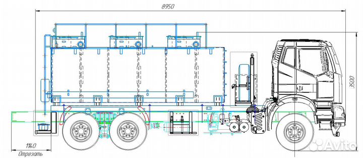 Топливозаправщик 15 м³ FAW 3250, 2024