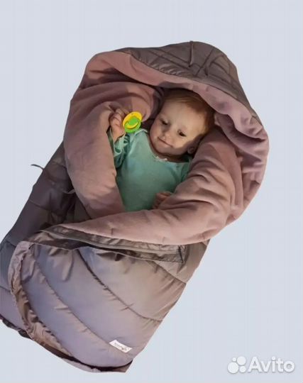 Зимний конверт в коляску