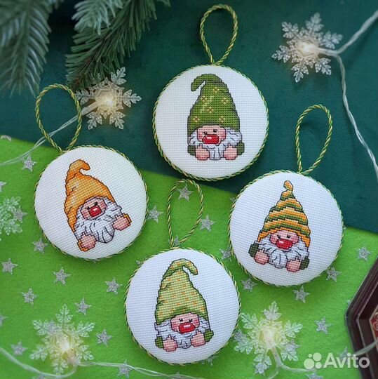 Ёлочная игрушка.Новогодний декор. Гномы