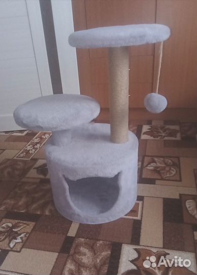 Домик для кошки с когтеточкой