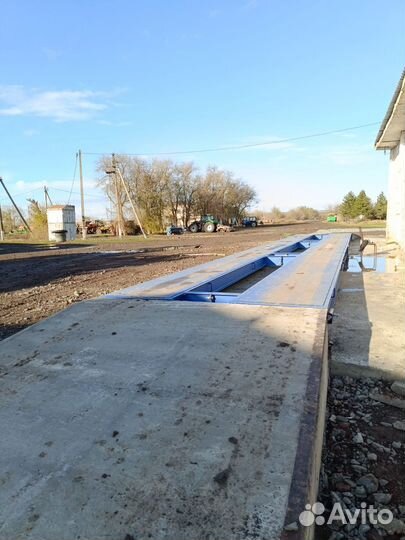 Весы автомобильные Атаман на раме с пандусами