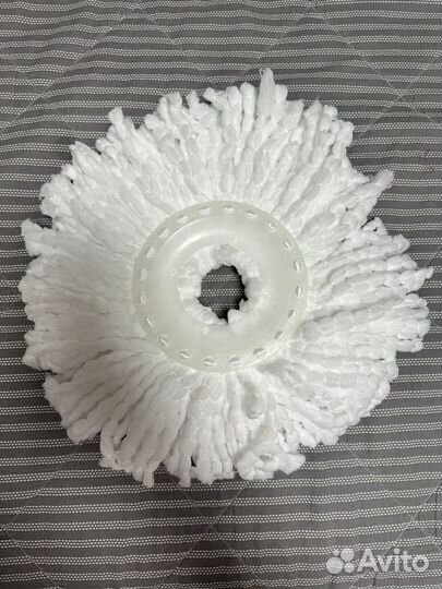 Швабра с ведром и отжимом центрифугой круглая