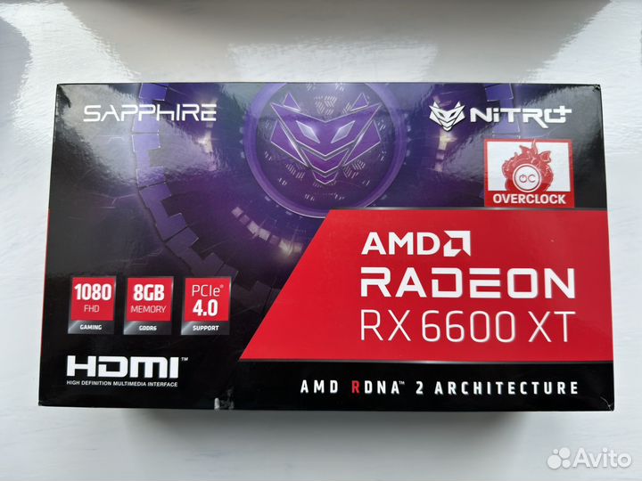 Sapphire RX 6600 xt Nitro+OC