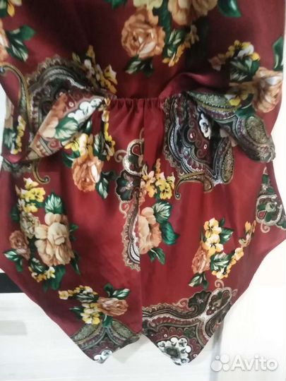 Комплект халат и сорочка, пижама шелк