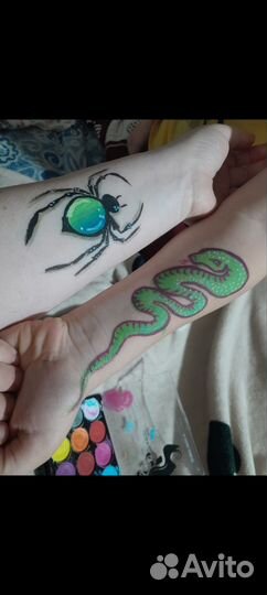 Рисунки, аквагрим