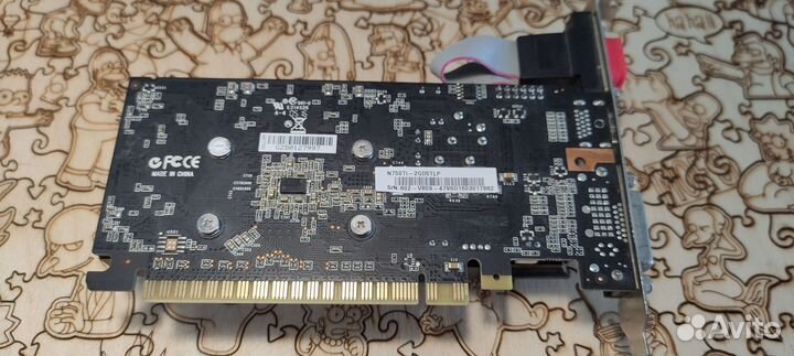 Видеокарта MSI GeForce GTX 750 Ti 2GB