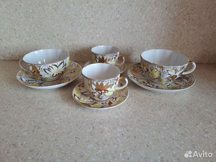 Чайная и кофейная пара 