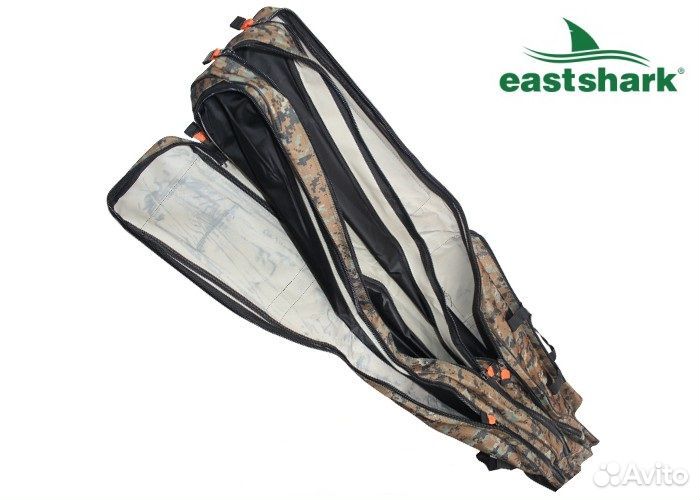 Чехол для удилищ East Shark 3 секции Пиксель 1,5 м