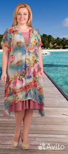 Новое платье р.56, 58