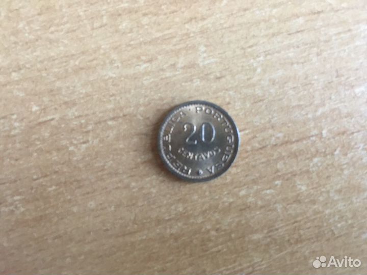 Мозамбик 20 сентаво 1974