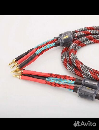 Акустический кабель с разъемами банан от 2 до 5м