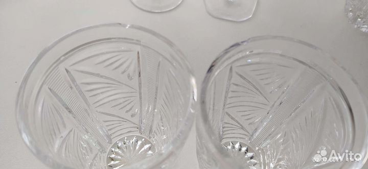 Фужеры сахарница соусник