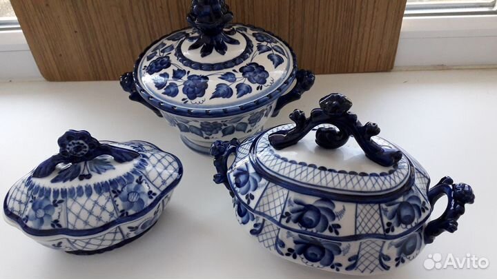 Изделия гжель разные