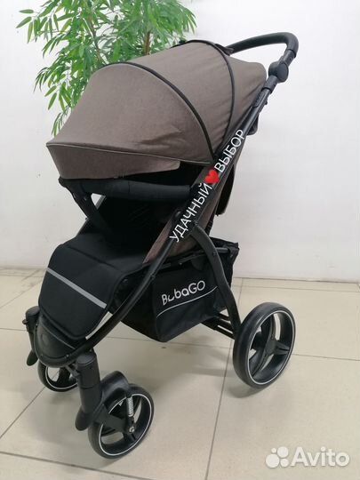 Новая коляска Bubago Cross City (коричневый)