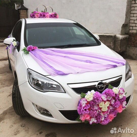Украшение на свадебное авто (аренда)