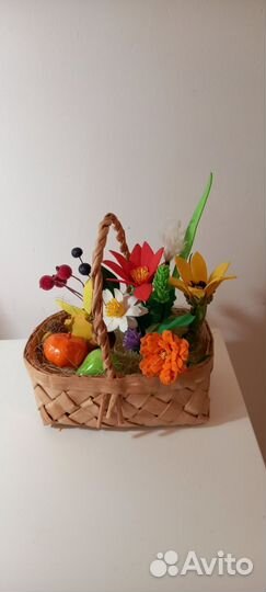 Поделка. Корзина осенняя