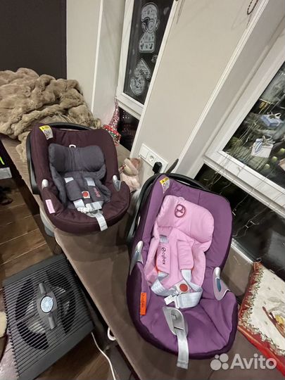 Cybex aton q для bumbleride indie twin