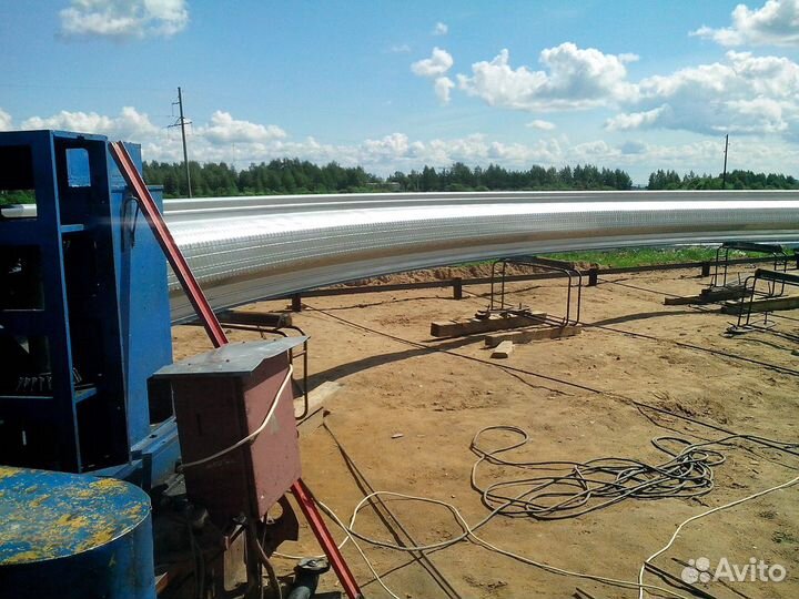 Станок для бескаркасных арочных ангаров