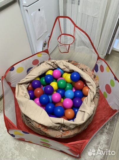 Сухой бассейн с шариками бу