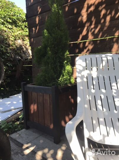 Кашпо деревянное, вазон