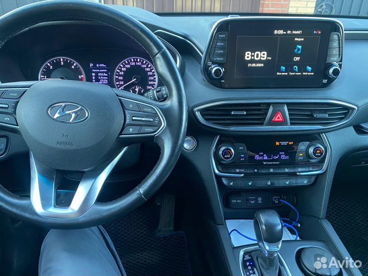 Hyundai Santa Fe 2.0 AT, 2019, 116 000 км