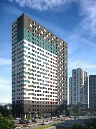 2-к. квартира, 51 м², 22/24 эт.