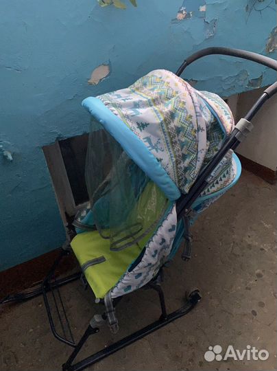 Санки коляска ника