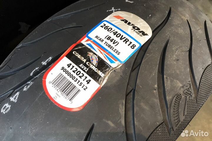 Мотошины 130 70 18 + 240 40 18 Avon Cobra Chrome