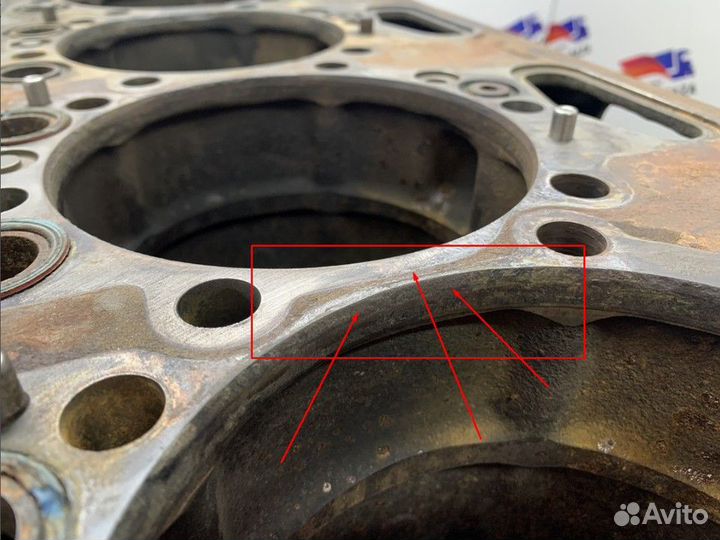 2055383 Блок цилиндров двигателя