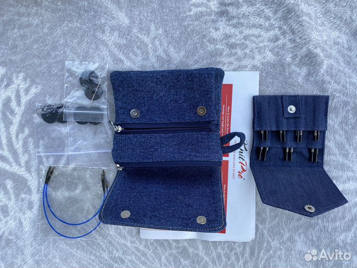Набор укороченных спиц Knit pro Denim