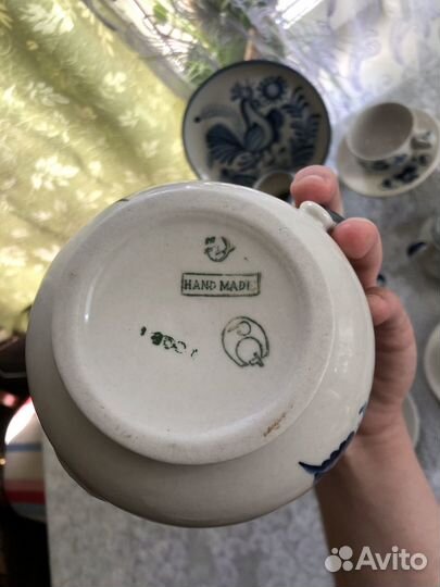 Набор посуды Гжель ручной работы