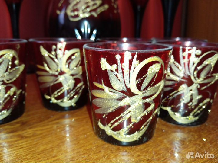 Наборы фужеров/рюмки с бутылкой