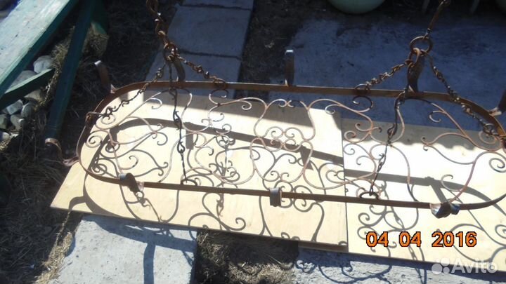 Люстра подвесная кованная