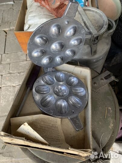 Вафельница орешница СССР новая