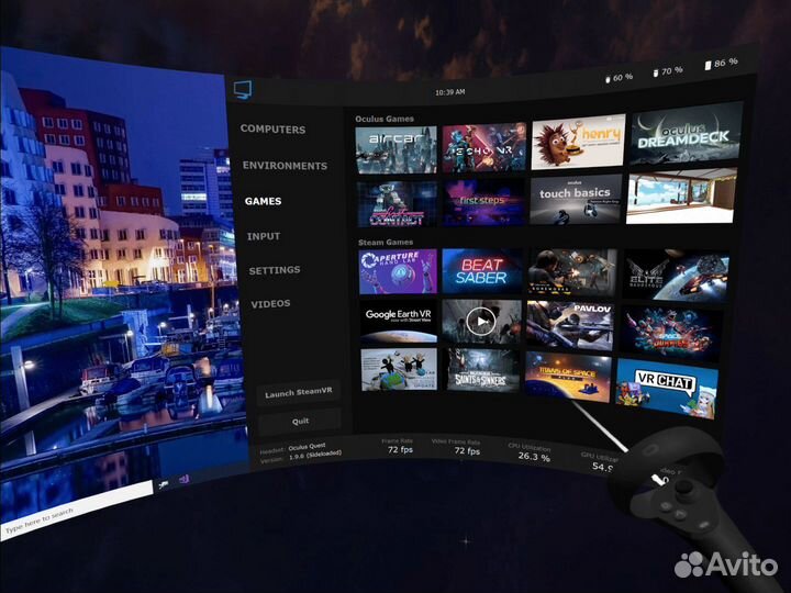 Virtual desktop (Quest 2-3-Pro - Pico 3-4)