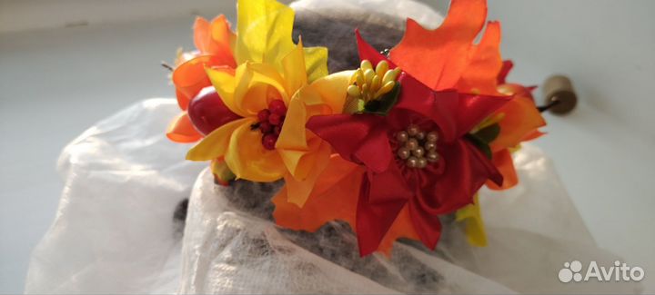 Ободок для волос ручной работы