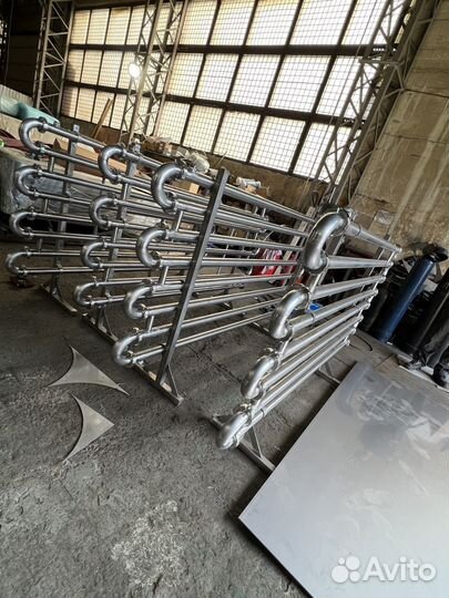 Теплообменник для молока трубчатый