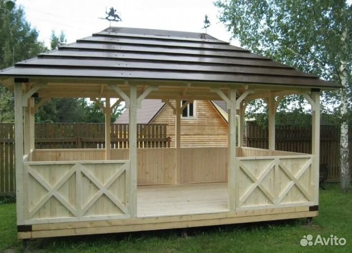 Строительство террас, веранд, беседок, пристроек