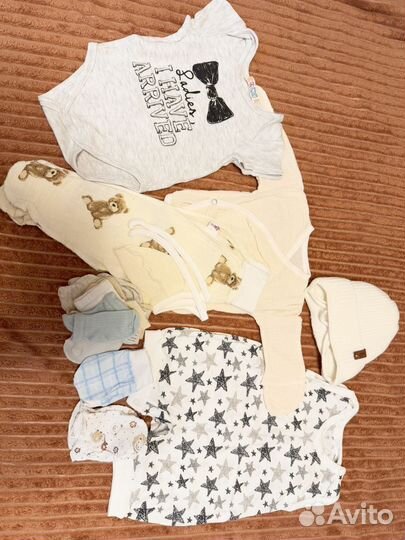 Одежда на мальчика 50-56 пакетом