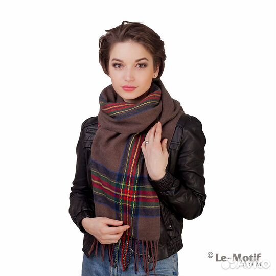 Шарф стильный и теплый