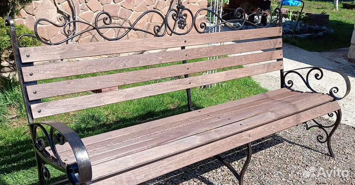 Скамейка кованая