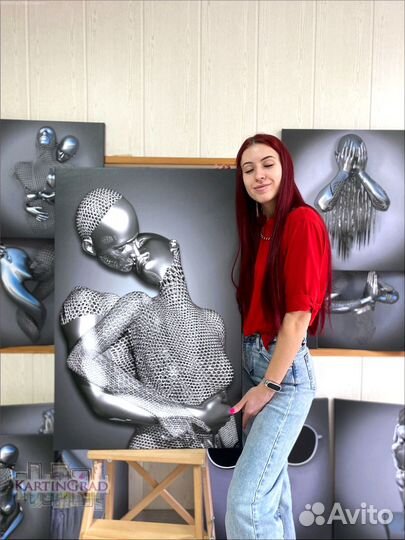 Современные абстрактные картины Адама Мартинакиса