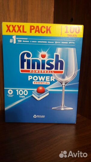 Таблетки для посудомоечных машин finish power