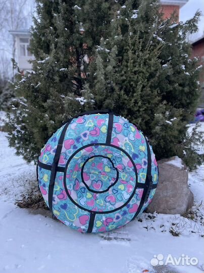 Тюбинг ватрушка плюшка новая 80 см