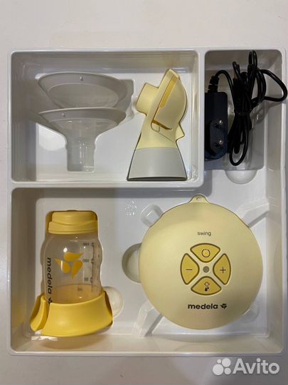 Молокоотсос medela swing flex электрический