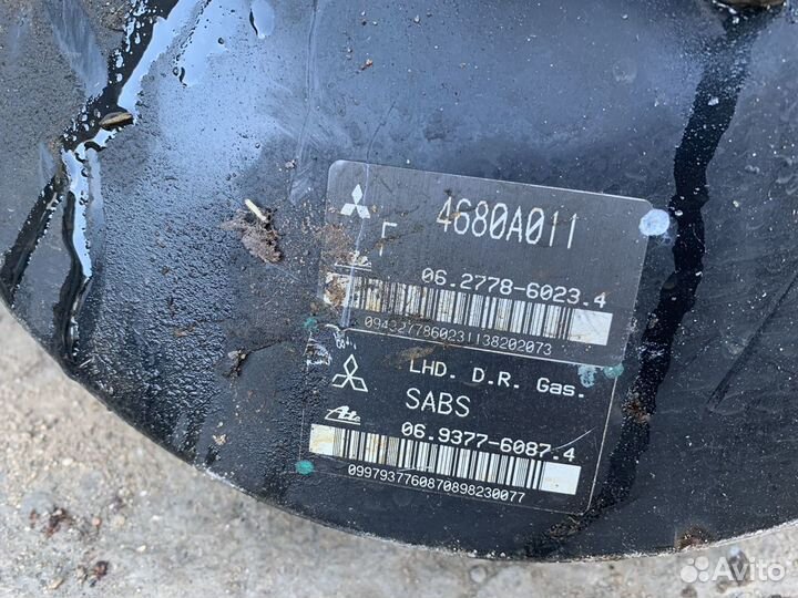 Mitsubishi Lancer 10 - Вакуум тормозной