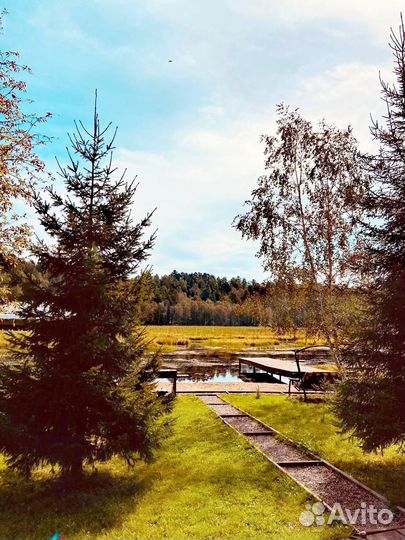 Баня на берегу залива